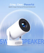 ⁦بروجيكتور محمول النسخة الخاصة بالقارة الأفريقية Magcubic HY300 Pro + Ultra Projector 4K 720P جهاز عرض محمول مزود بـ WiFi 6 BT5.4 مع معايرة رأسية تلقائية ومكبر صوت 5 وات وقابل للدوران 180 درجة⁩ - الصورة ⁦4⁩