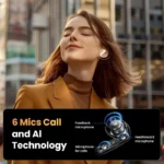 ⁦سماعة بلوتوث UGREEN H6 Pro بعزل ضوضاء وجودة عالية⁩ - الصورة ⁦5⁩